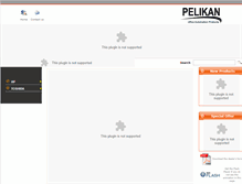 Tablet Screenshot of pelikan.co.in