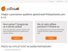Tablet Screenshot of partner.pelikan.sk